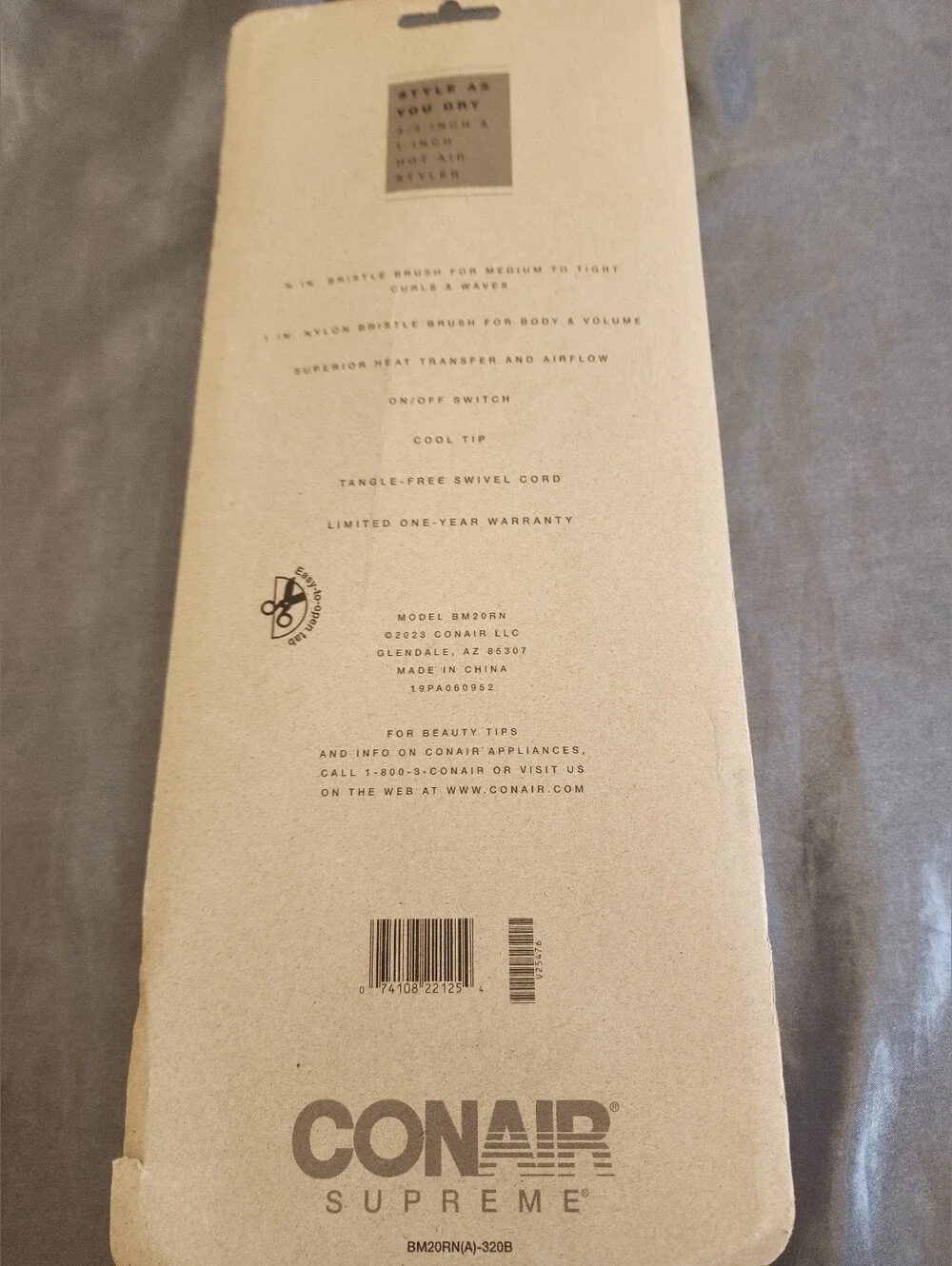 Conair Supreme Hot Air Styler- NIB